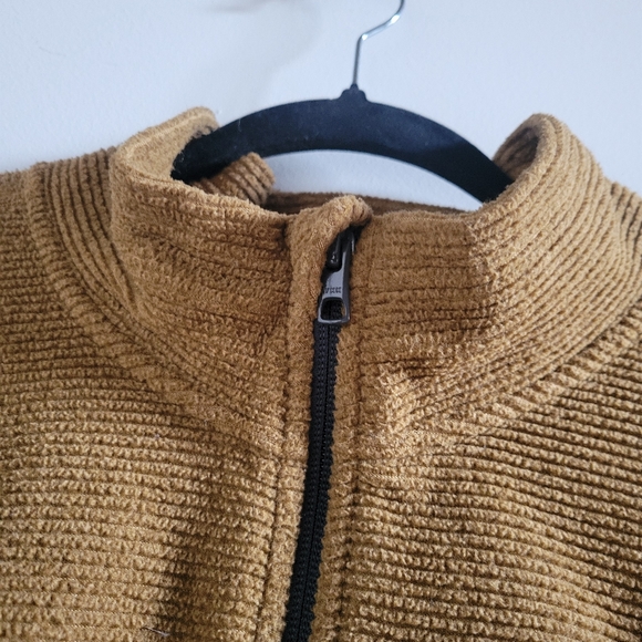 Simms x Northland Tackle Rivershed 1/4 Zip Fleece Camel/Tan Color Mens 2XL - Picture 6 of 10